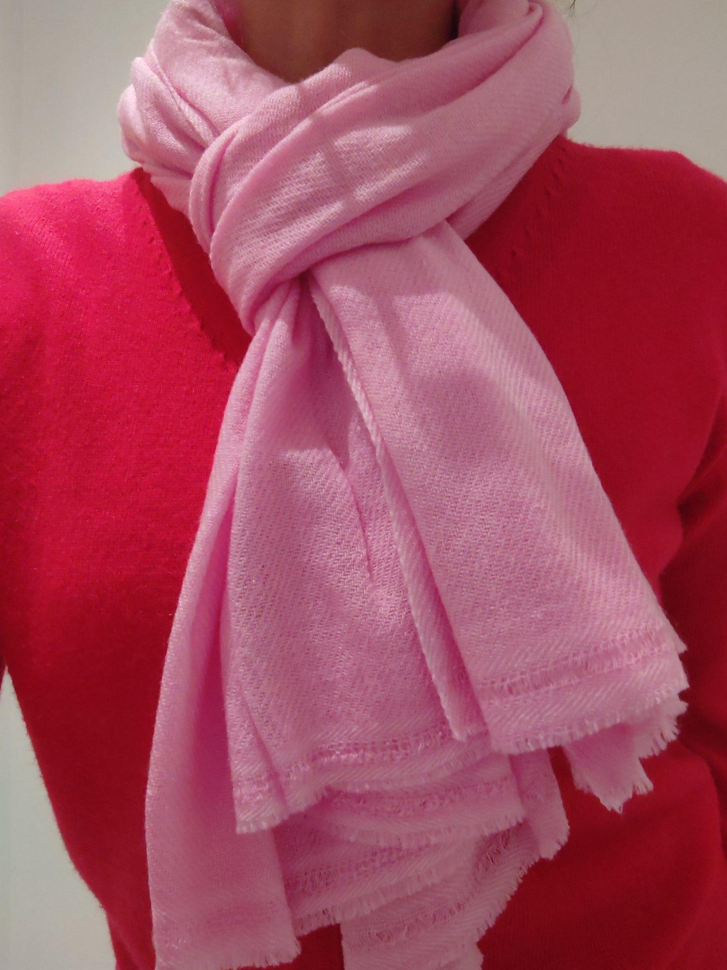 Cashmere Scarf Pink