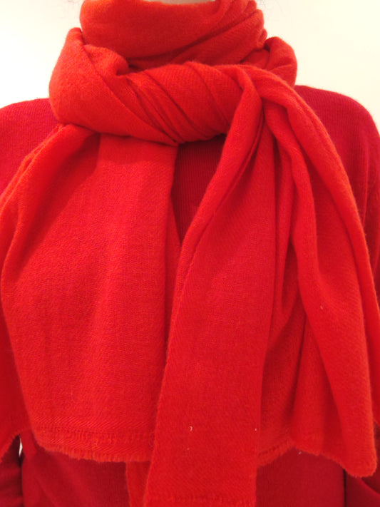 Cashmere Scarf Red